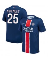 Paris Saint-Germain Nuno Mendes #25 Kotipaita 2024-25 Lyhythihainen